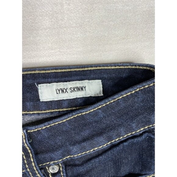 Buckle Daytrip Jeans Womens Sz 26R Dark Wash Lynx Skinny Stretch Denim Low Rise - Picture 4 of 12